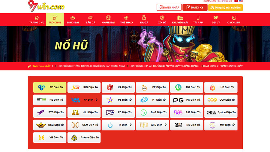 Nhà cái uy tín 97win